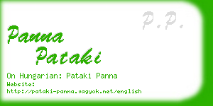 panna pataki business card